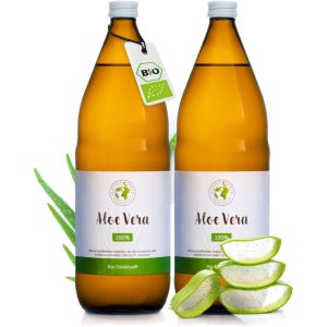 오가닉 알로에 베라 주스 1L 2병 식물성 건강즙