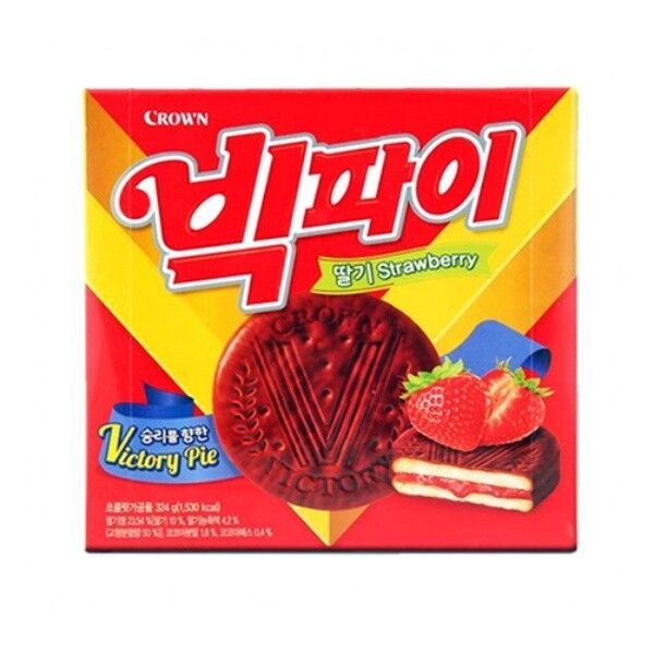 크라운 빅파이 딸기