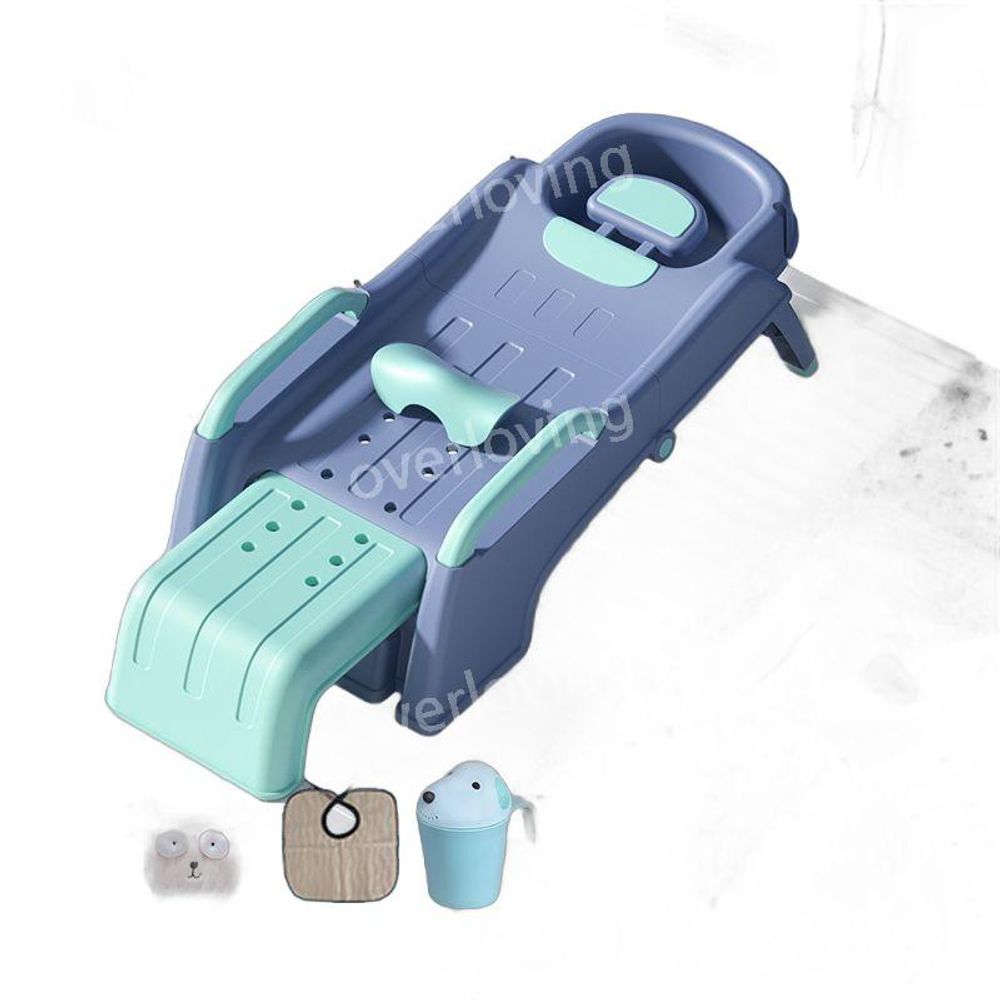 어른 접이식 샴푸의자 샤워 감는 핑크 욕조 어르신 의자