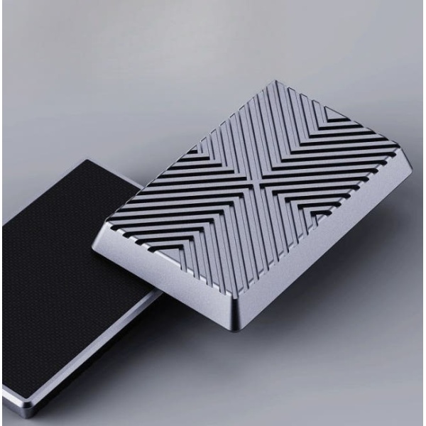 프리미엄 집중력 향상 <b>스트레스</b> 해소 금속 피젯 스피너 토이 손장난감 휴식 시간용 그레이-초콜릿