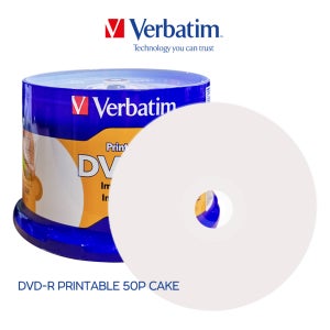 버바팀 DVD-R 50P 프린터블 4.7GB 16배속 50장 공DVD