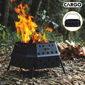 카고컨테이너 파이어핏 맥스 스텐 화로대 이중연소 원액션 가방포함