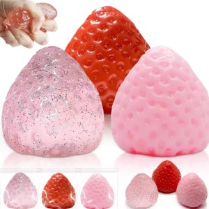 딸기 과일 스퀴즈 장난감 스트레스 해소 말랑이 모찌 주물럭 피젯 토이 선물 (A2290)