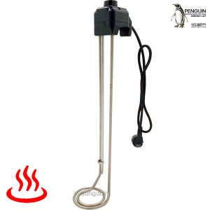 국산 온수히터 자동 돼지꼬리 2kw/3kw (길이/375-725mm) 돼지꼬리히터 물데우기