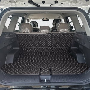 카프트 EV5 트렁크매트 프리미엄 퀼팅 가죽 차박 상단