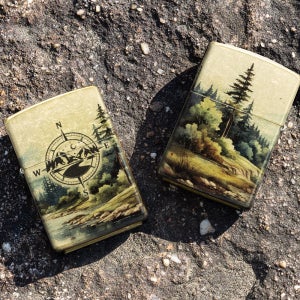 ZIPPO 46821 워터칼라 와일더니스 디자인