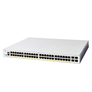 CISCO 48포트 기가비트 4SFP POE L3 스위칭허브 C1300-48P-4G