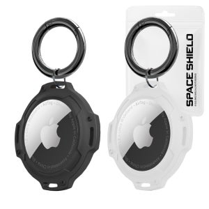 에어태그 호환 분실방지 스탠다드 러기드 PC 풀커버 키링 홀더 2P SET