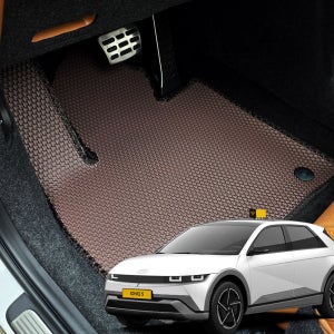 차바라기 아이오닉5 택시 벌집매트 1열 TPE 더블 엠보 카매트 발판 용품