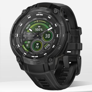 가민 인스팅트 크로스오버 아몰레드 택티컬 GPS 스마트워치 블랙, 47mm