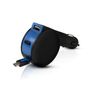 NEXT-1402CHB 2포트 USB 차량용 충전기 릴타입 Car Charger