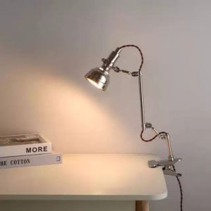 빈티지감성 메탈 클립 조명 인더스트리얼 클램프등 카페 작업실 집게 선반조명 small