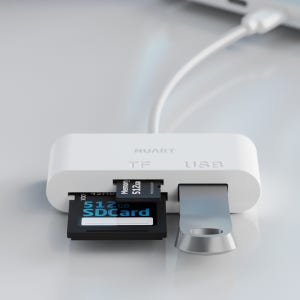 C타입 멀티 SD 카드리더기 3in1 OTG USB 3.0 TF MicroSD 리더기 블랙박스 아이폰 카메라 디카 사진전송 1TB 대용량