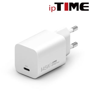 아이피타임 UP451 plus 45W 충전기 USB PD Type-C 화이트 케이블포함