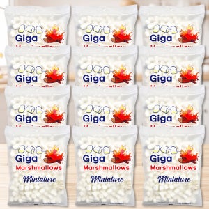 기가 마시멜로우 마시멜로구이 간식 미니어쳐 100g x12개 작은사이즈 디저트 토핑 시리얼