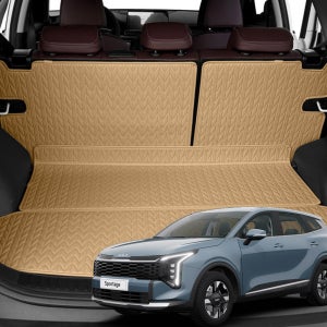 차바라기 더뉴 스포티지 NQ5 리노 가죽 트렁크매트 차박 트렁크 페이스리프트 용품