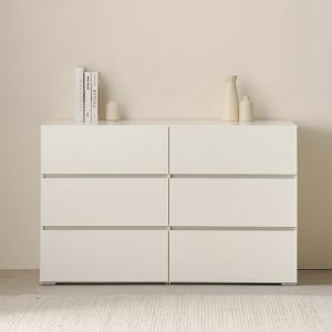 피크 1200 3단 서랍장 화이트 와이드서랍장