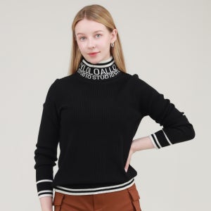 로로얼로이 여성 골프 니트 반목 하이넥 퍼포먼스 가을 겨울 골프웨어