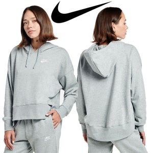 [창고정리] 나이키 클럽 플리스 여성 오버사이즈 크롭 후드 티셔츠