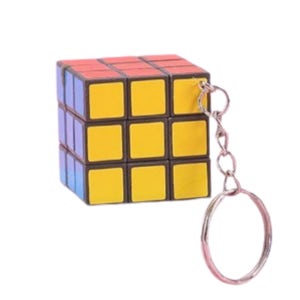 3x3 미니 큐브 키링 휴대용 장난감 굿즈 차 키 홀더 열쇠고리 소형 작은 한손큐브