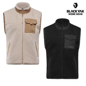블랙야크 후리스 발열조끼 겨울 방한 온열 조끼 양털 뽀글이 배터리포함