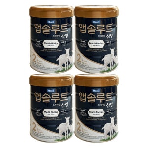 매일유업 앱솔루트 프리미엄 산양분유 2단계 750g 4개