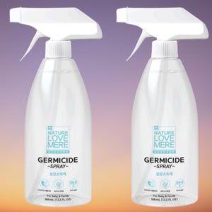 신생아 소독 스프레이 아기 소독제 제균 유아 용품 아기 살균 소독제 500ml x 2개