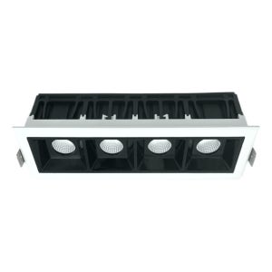 대동조명 SQ19864-16W LED COB 사각멀티매입등 4구 투톤 라인조명 플리커프리