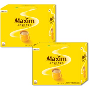 맥심 모카골드 커피믹스 400T 2개 총800T