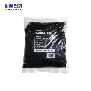 골든 케이블타이 200mm x 4.8mm 1000개입,흑색
