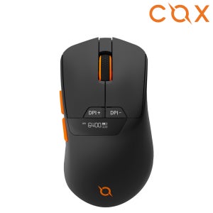 COX Z1 8K OLED 디스플레이 3MODE 게이밍 유무선 마우스 블랙오렌지