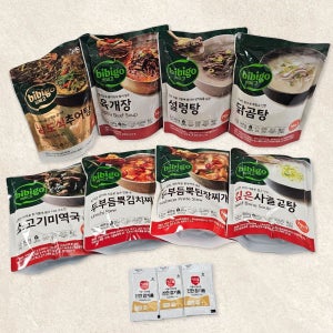 비비고8개세트(추어탕 육개장 설렁탕 닭곰탕 소고기미역국 두부듬뿍김치찌개 두부듬뿍된장찌개 사골곰탕)