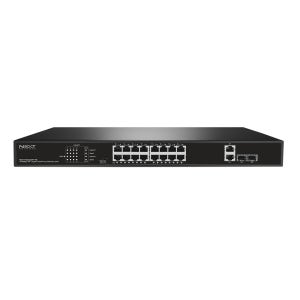 NEXT-POE320SFP-PD 10/100Mbps 16포트 + 기가비트 2TP/2SFP 콤보 POE 스위치허브