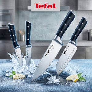 [4종세트] 테팔 셰프 주방칼 아이스포스 과도 9cm + 과도 11cm + 식도 15cm + 식도 18cm