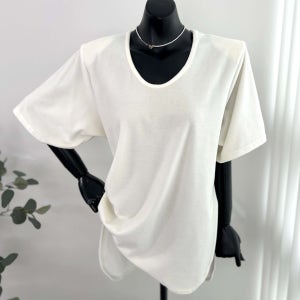 어깨패드 트임 유넥 벨로아 벨벳티셔츠 25FW