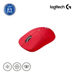 [프로2 SE] 무선 게이밍 마우스 로지텍코리아 공식 로지텍G PRO X SUPERLIGHT 2 SE 레드