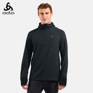 Odlo 오들로 X-알프 하프집 후드 트레일 러닝 미드레이어