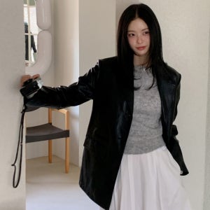 [앳코너] 백 셔링 포인트 백 블레이저 블랙 AT5JAF035BK