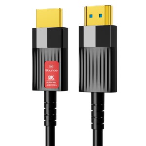 SGMK HDMI 2.1 광 케이블 AOC 모니터 연결 선 ARC 5m, 1개