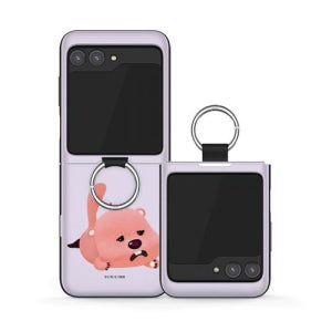 갤럭시Z플립7 FE 잔망루피 큐티루피 갤럭시Z플립시리즈 고리형 카드도어범퍼케이스