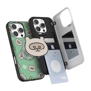 아이폰13미니 트라이코지 작은 친구들 카드도어범퍼케이스 아크릴 스마트톡
