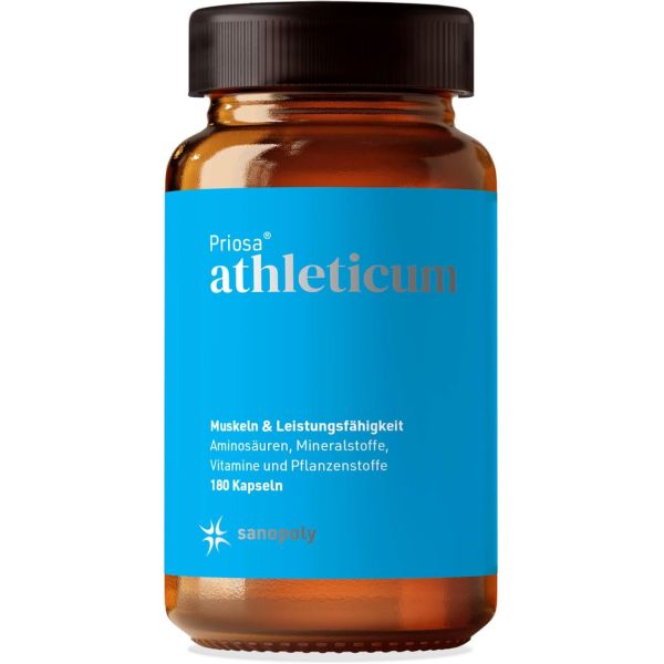 Sanopoly <b>사노</b>폴리 프리오사 애슬레틱 180 캡슐 I 정상적인 정신 능력 및 근육 기능 아미노산, <b>미네랄</b>, 미량 원소 <b>비타민</b>이 혼합된 소 채식주의자 [B074ZRJXWT]