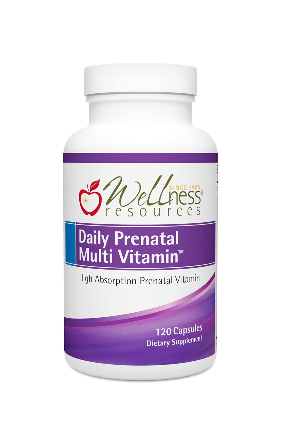 Wellness Resources <b>데일리 프리네이탈 멀티</b>비타민 엽산 아연 철분 120캡슐