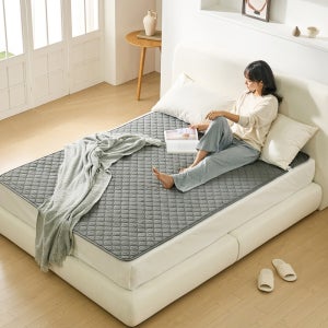 Inoq 모션센서 편리한 인체감지 EMF인증 카본 탄소매트/거실전기매트 침대전기요 캠핑전기요 전기장판