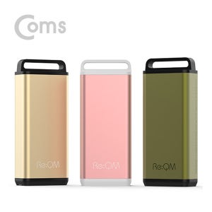 Coms 리큐엠 손난로 5,200mAh 보조배터리 QHW520 / 카키색
