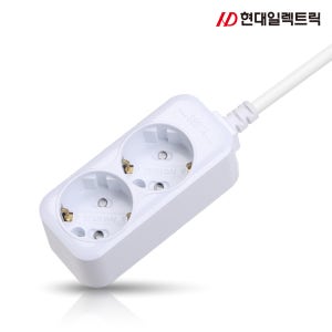 국산 접지 멀티 콘센트 1.5m 전기 2구 10A 접지형 연장선 안전 멀티탭