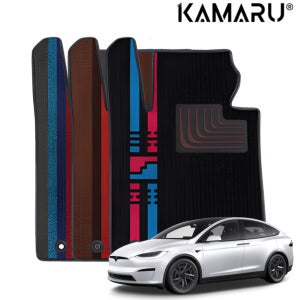 테슬라 모델X 매트 카마루 듀라엠비언트 1+2열 디자인 자동차매트 태극에디션