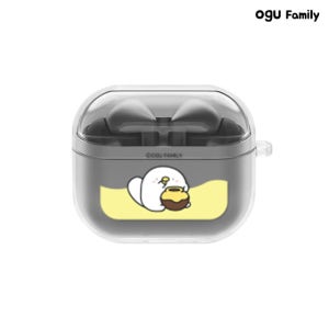 오구 갤럭시 버즈3 / 버즈3프로 공용 일체형 클리어 하드 케이스 에코