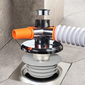 올인원 3in1 세탁기 싱크대 하수구트랩 배수구 냄새제거 차단