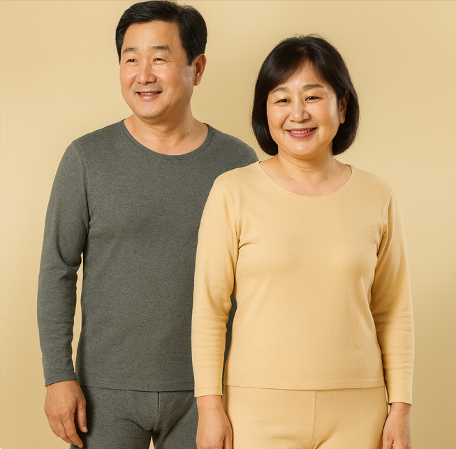 햄라인 보온내의 상하세트 이너웨어 빅사이즈 겨울 내복 방한 발열 남자 여자